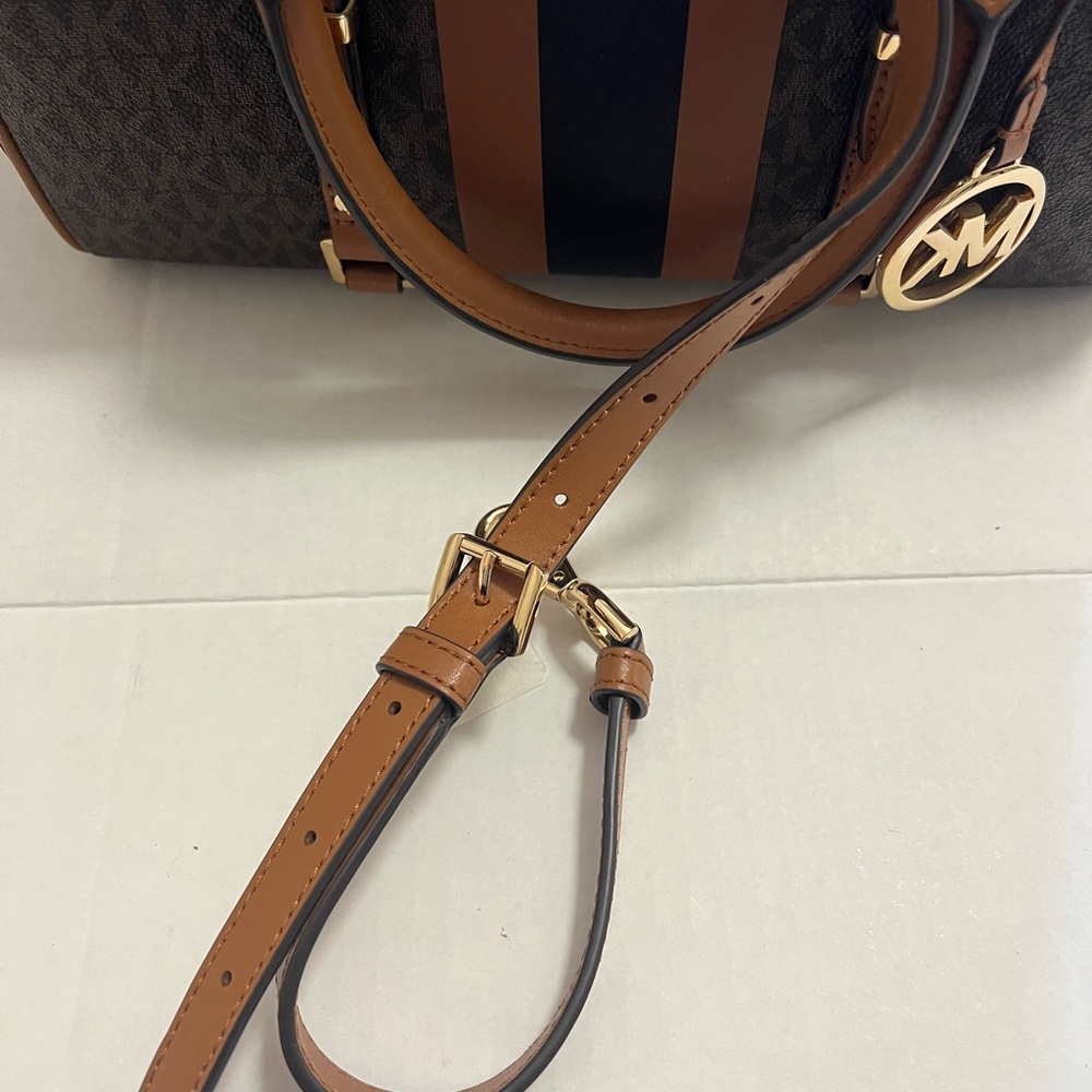 Michael Kors Brown and Black Crossbody Bag - Picture 10 of 15
